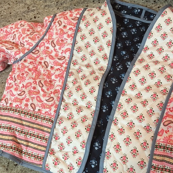 Sundayup Women's Paisley Print Reversible Cropped Jacket - Picture 12 of 14